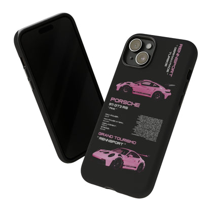 TURBOE PINK PORSCHE GT3 RS CASE