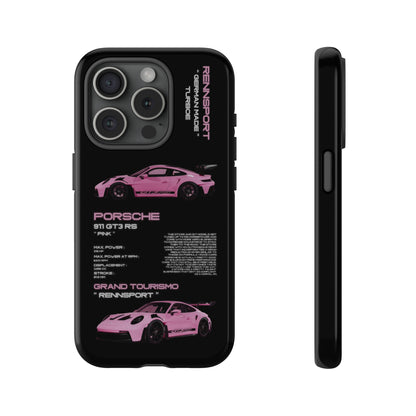 TURBOE PINK PORSCHE GT3 RS CASE