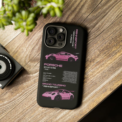 TURBOE PINK PORSCHE GT3 RS CASE