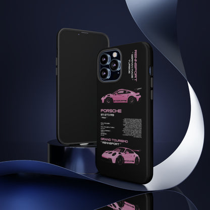 TURBOE PINK PORSCHE GT3 RS CASE