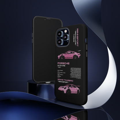 TURBOE PINK PORSCHE GT3 RS CASE