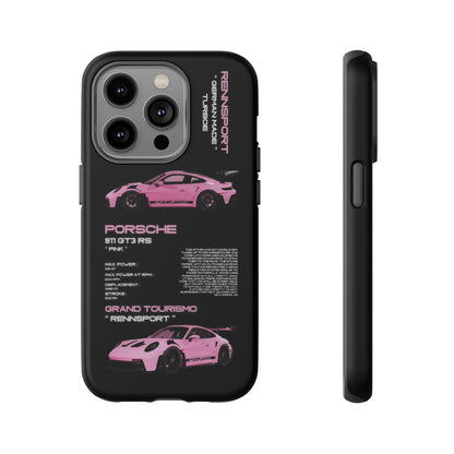 TURBOE PINK PORSCHE GT3 RS CASE