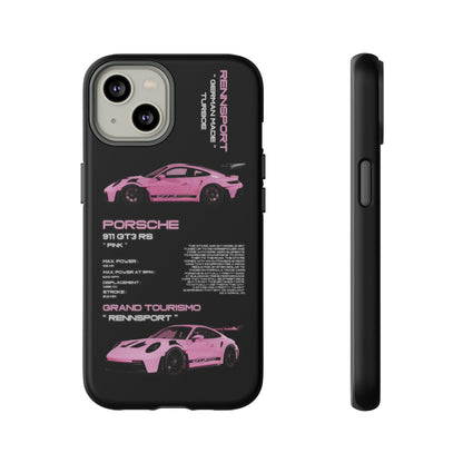 TURBOE PINK PORSCHE GT3 RS CASE