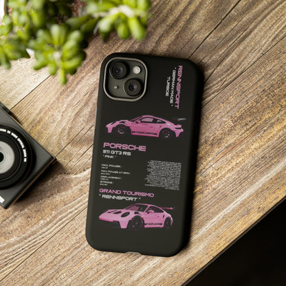 TURBOE PINK PORSCHE GT3 RS CASE