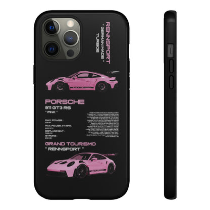 TURBOE PINK PORSCHE GT3 RS CASE