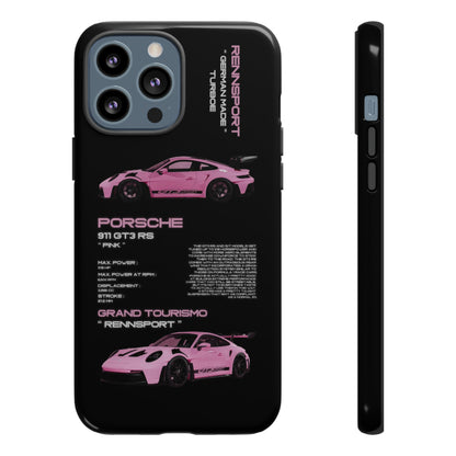 TURBOE PINK PORSCHE GT3 RS CASE