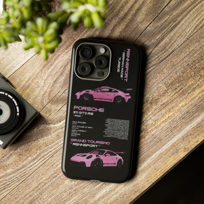 TURBOE PINK PORSCHE GT3 RS CASE