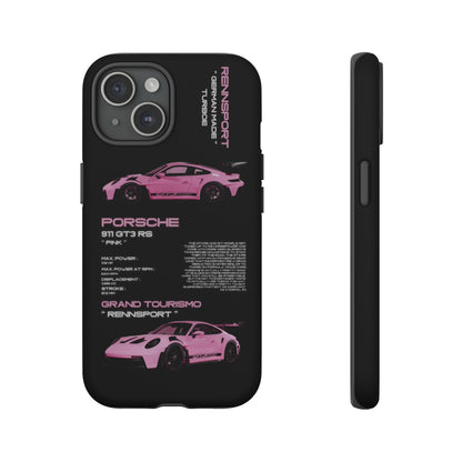 TURBOE PINK PORSCHE GT3 RS CASE