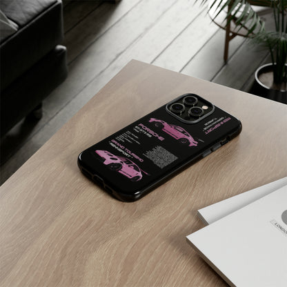 TURBOE PINK PORSCHE GT3 RS CASE