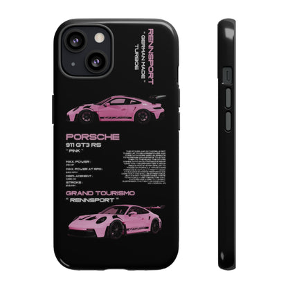 TURBOE PINK PORSCHE GT3 RS CASE