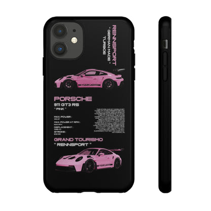 TURBOE PINK PORSCHE GT3 RS CASE