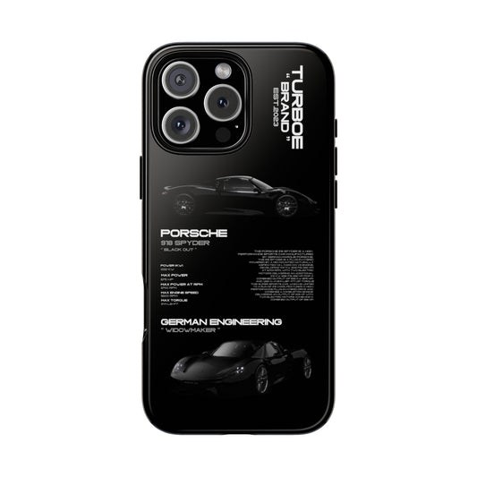 TURBOE PORSCHE SPYDER 918 PHONE CASES