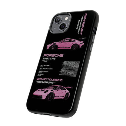 TURBOE PINK PORSCHE GT3 RS CASE