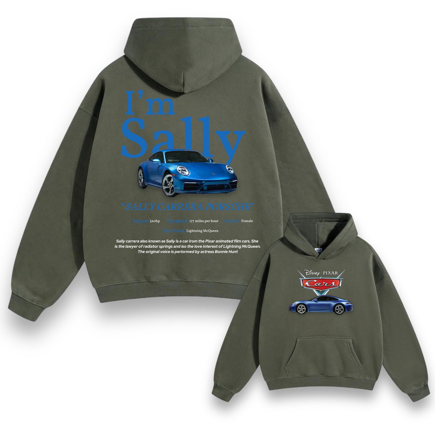 TURBOE “SALLY CARRERA PORSCHE” HOODIE