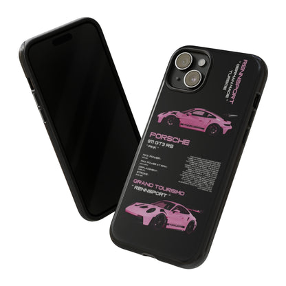 TURBOE PINK PORSCHE GT3 RS CASE