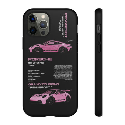 TURBOE PINK PORSCHE GT3 RS CASE