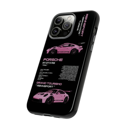 TURBOE PINK PORSCHE GT3 RS CASE