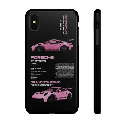 TURBOE PINK PORSCHE GT3 RS CASE