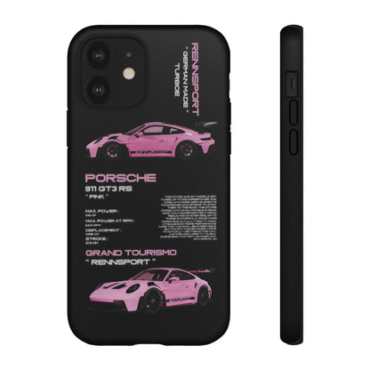 TURBOE PINK PORSCHE GT3 RS CASE