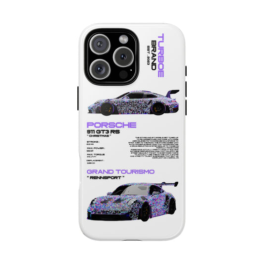 CHRISTMAS PORSCHE GT3 RS PHONE CASES