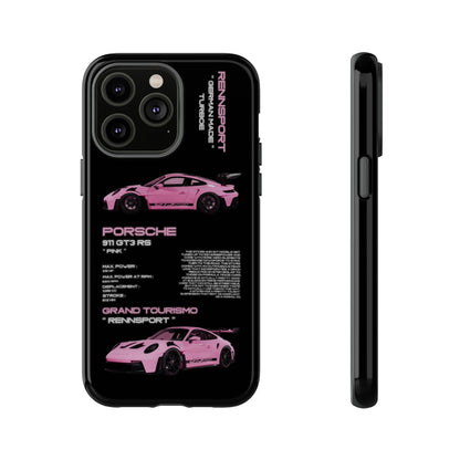 TURBOE PINK PORSCHE GT3 RS CASE